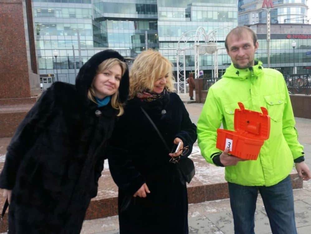 городской квест зимой