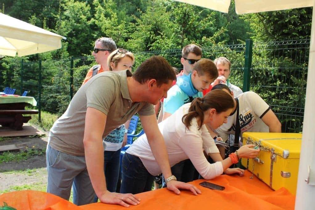 квест на природе: открытие сундука