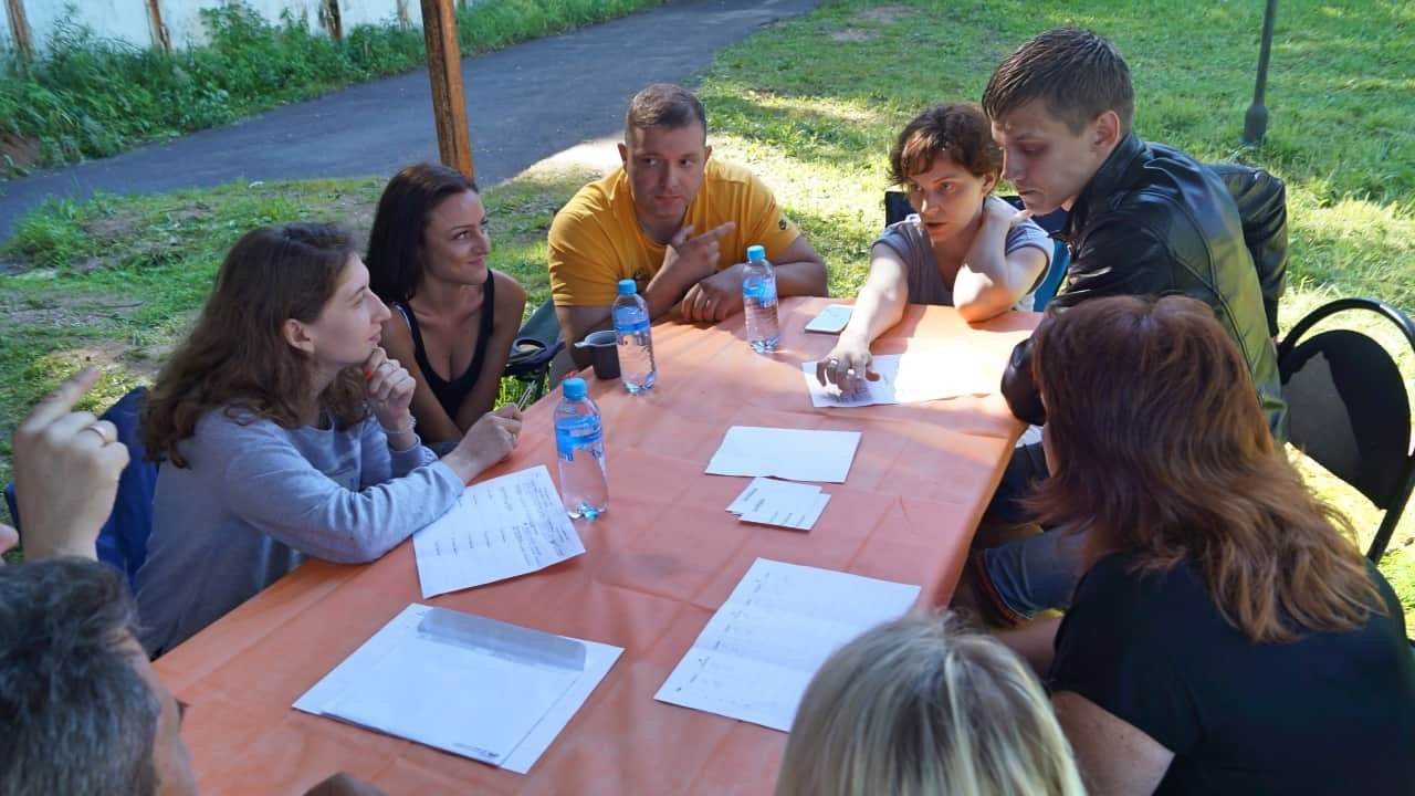 деловая игра на природе