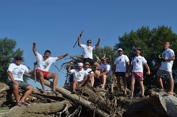 Тимбилдинг на плотах