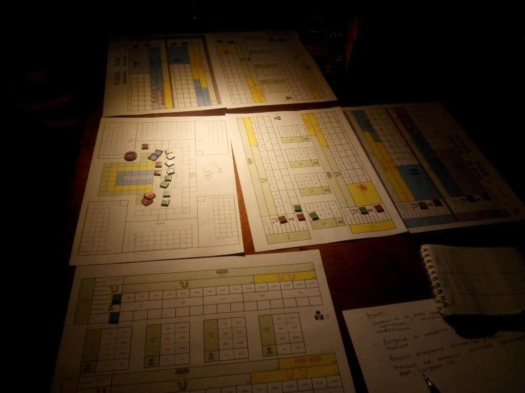 Первая весия настольной игры