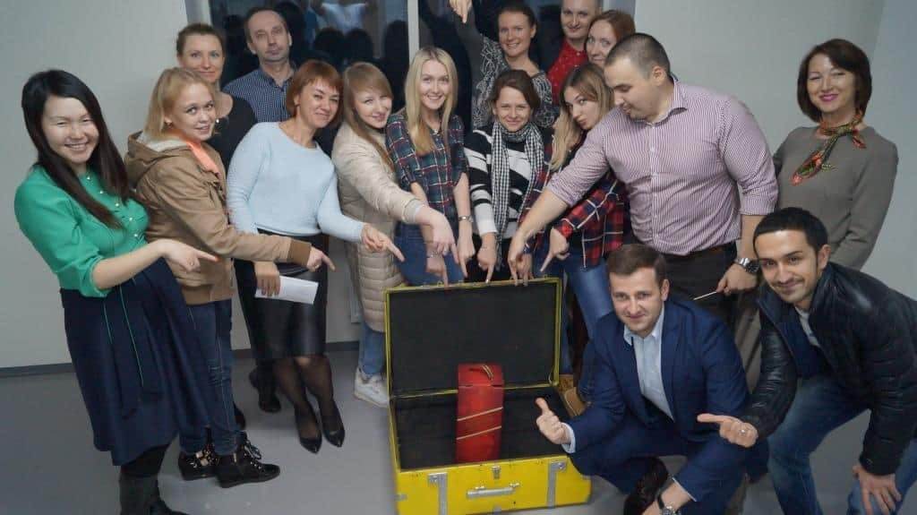 Квест в новом офисе