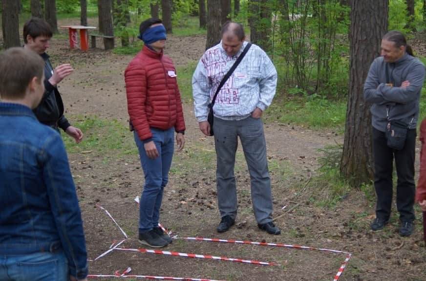 тимбилдинг веревочный курс