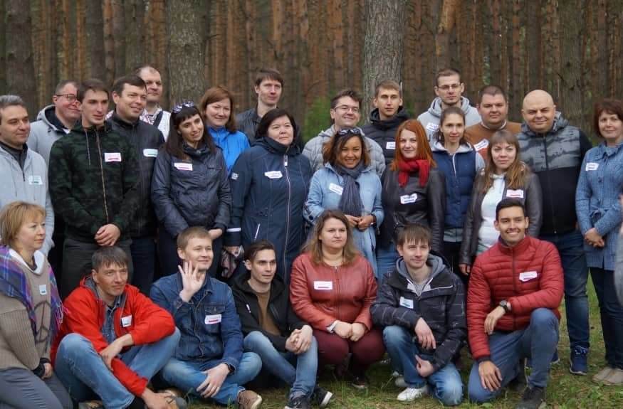 тимбилдинг веревочный курс