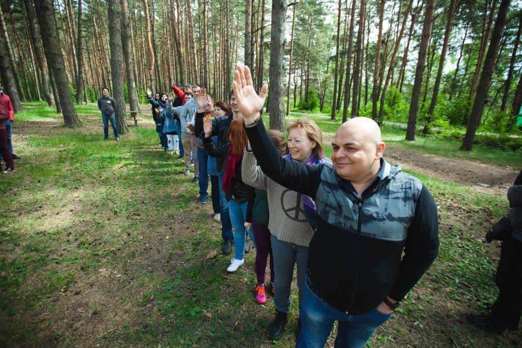 тимбилдинг веревочный курс