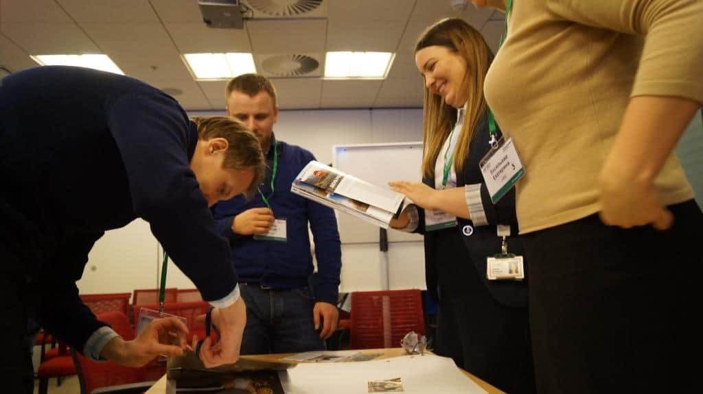 Создание коллажа на тимбилдинге