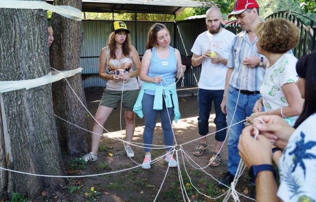 веревочный тимбилдинг в Москве
