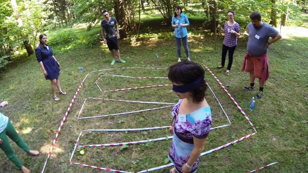 низкий веревочный курс