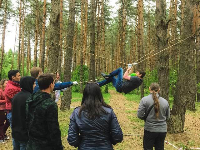 Тимбилдинг Веревочный курс